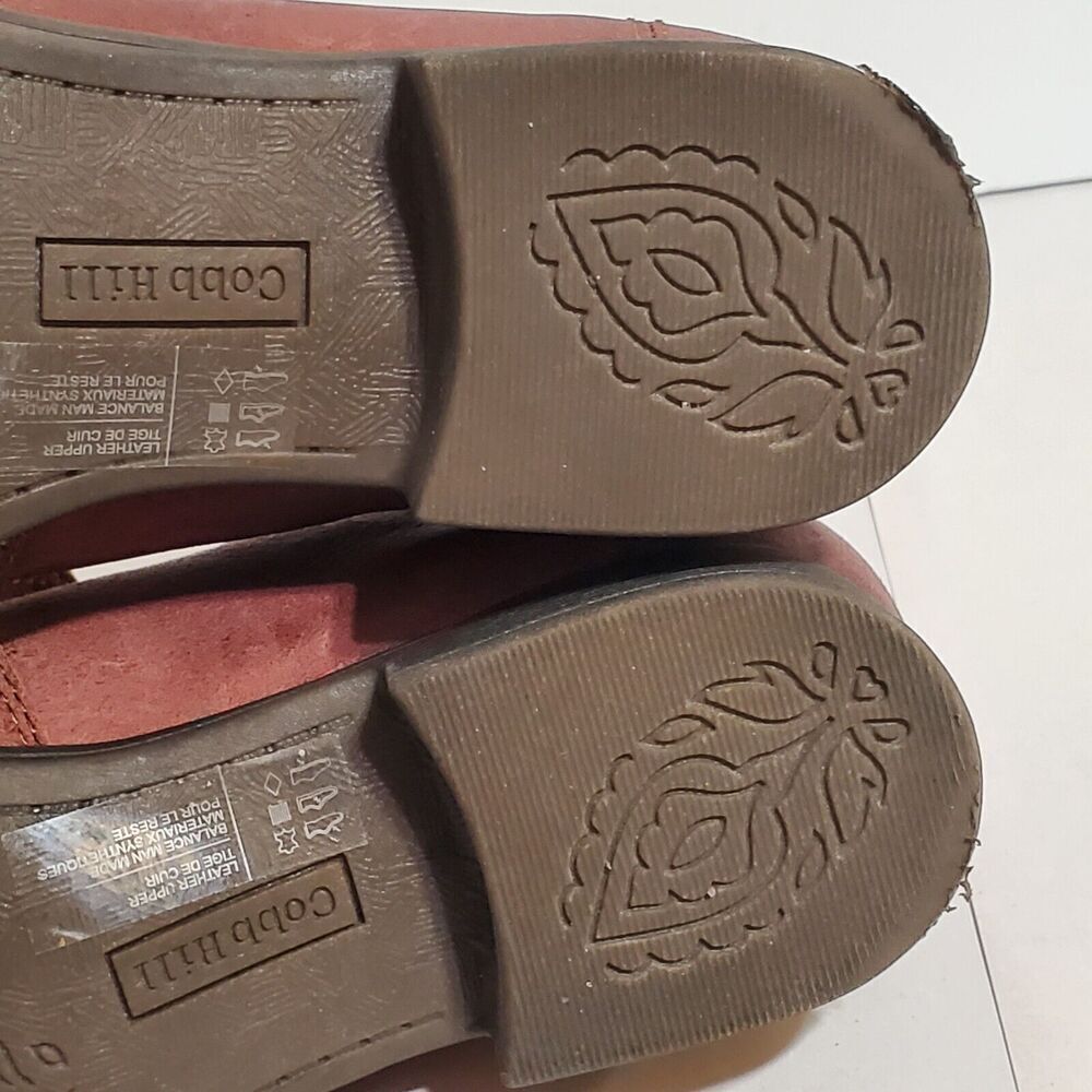Cobb Hill by Rockport Crosbie Loafer Womens Size 7.5/38 Leather Slip On Brown - Picture 8 of 10